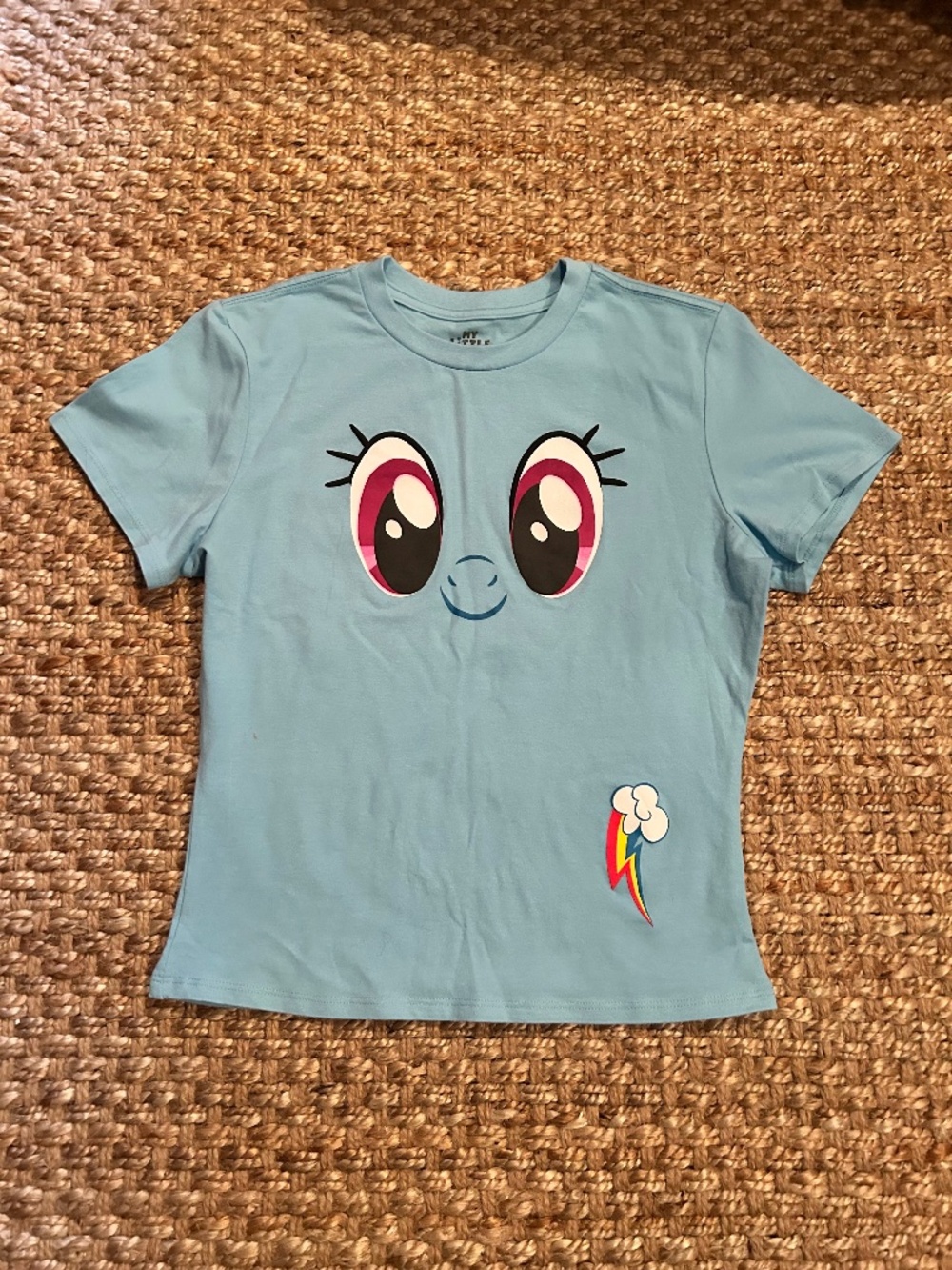 My Little Pony Rainbow Dash Face Girls Baby T-Shirt Medium Hot Topic